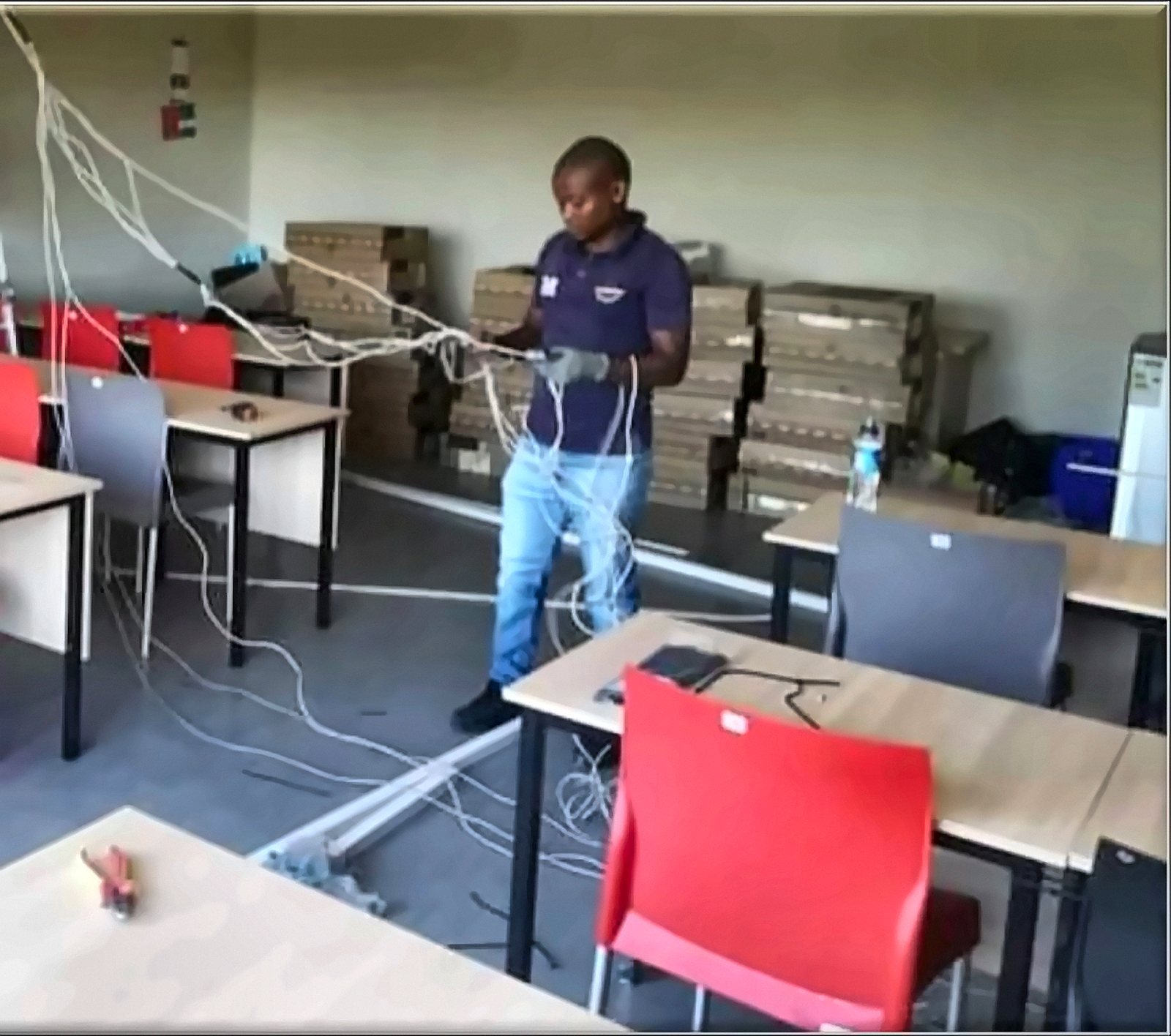 Classroom electrical reticulation